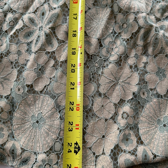 Allegra K Women's Crochet Lace See Through Floral Ruffle Neck Blouse Size XL NWT - Picture 17 of 17